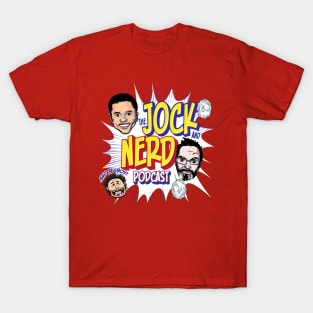 Jock and Nerd Podcast Logo T-Shirt